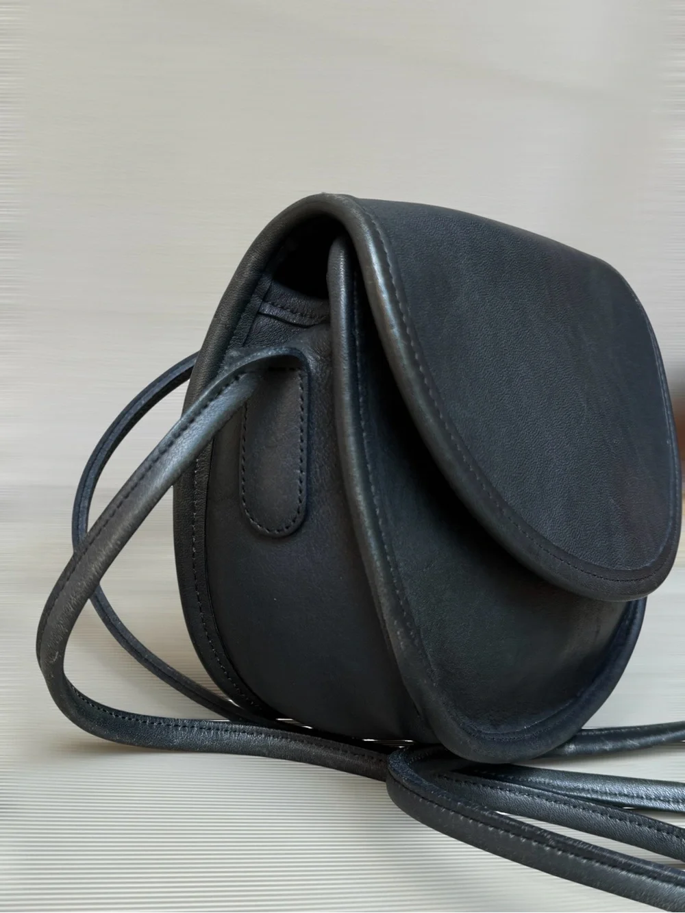 Vintage Coach Black Casey Bag 9923